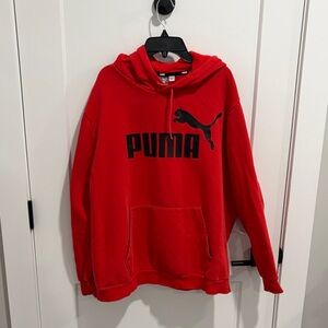 Puma Hoodie XXL red and black